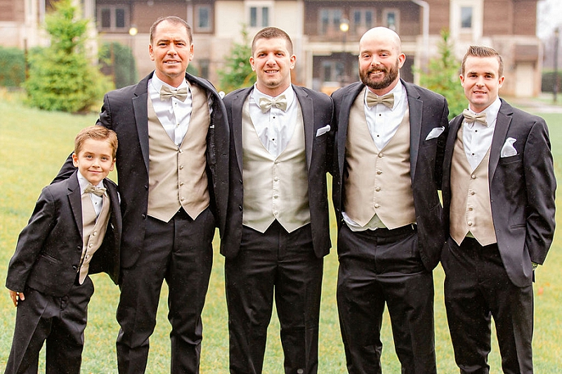 groomsmen at pittsburgh hotel wedding