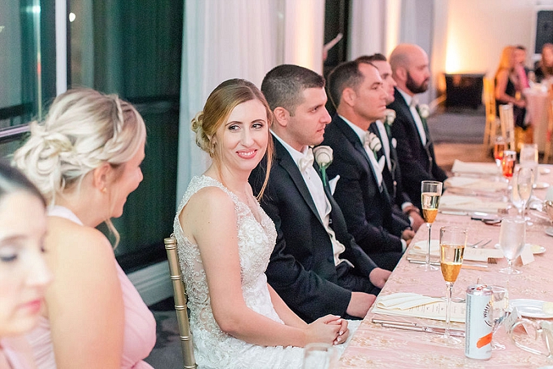 reception toasts at pittsburgh hotel wedding