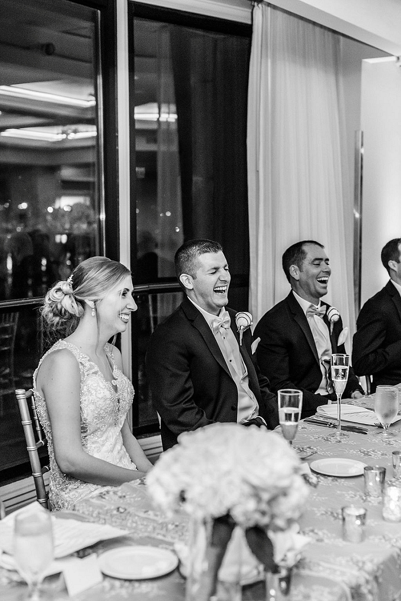 toasts during reception pittsburgh hotel wedding