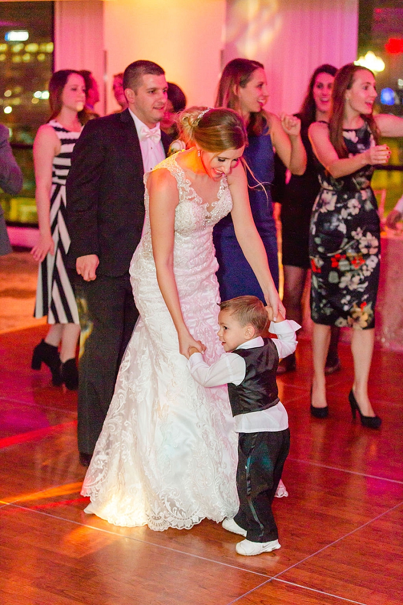 bride dances with nephew pittsburgh hotel wedding