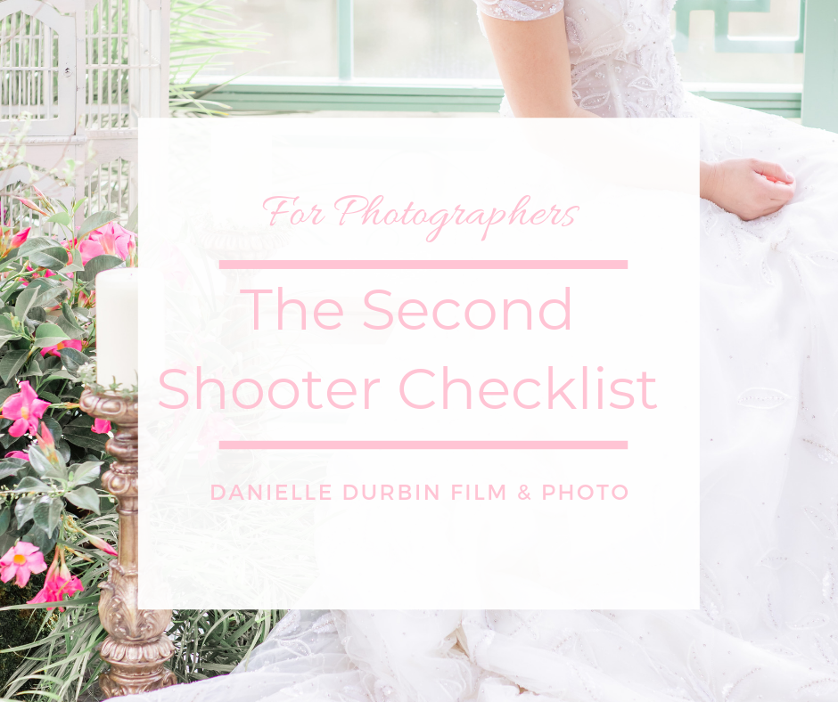 second shooter checklist
