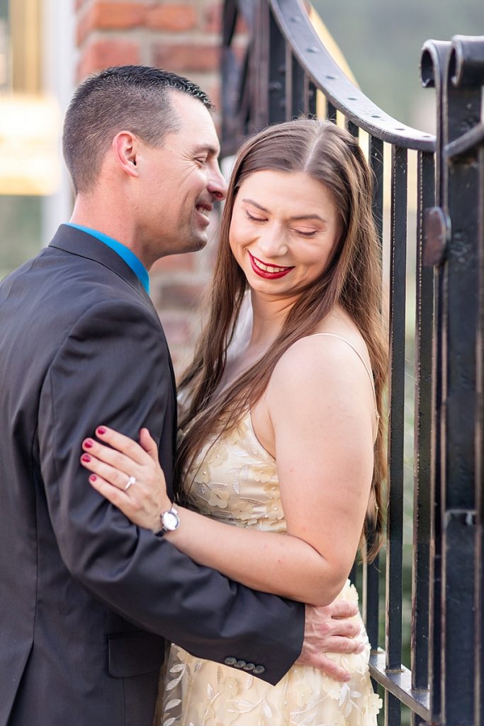 point state park engagement photos